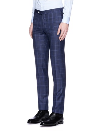Detail View - Click To Enlarge - ISAIA - 'Cortina' windowpane check wool suit