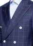 Detail View - Click To Enlarge - ISAIA - 'Cortina' windowpane check wool suit