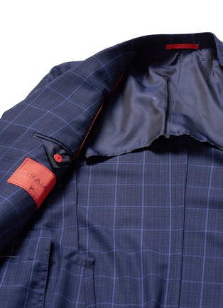  - ISAIA - 'Cortina' windowpane check wool suit