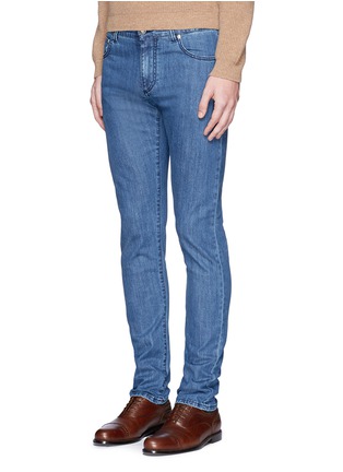 Front View - Click To Enlarge - ISAIA - Cotton denim jeans
