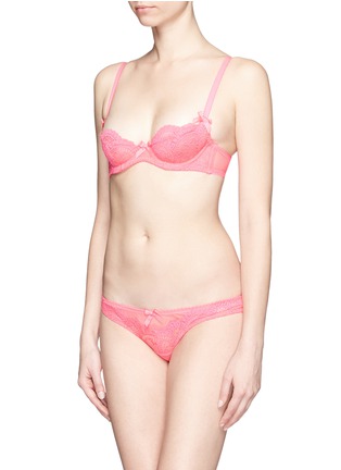 Figure View - Click To Enlarge - L'AGENT - 'Vanesa' non-padded demi bra
