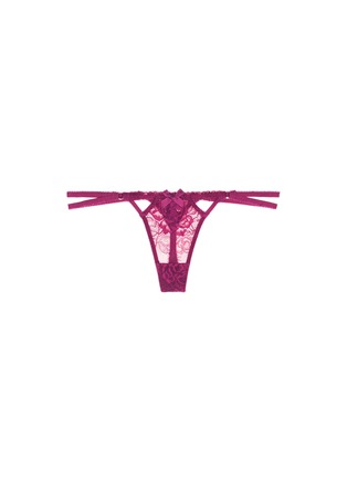 Main View - Click To Enlarge - L'AGENT - 'Estella' guipure lace thong