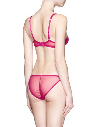 Back View - Click To Enlarge - L'AGENT - 'Estella' guipure lace tanga briefs