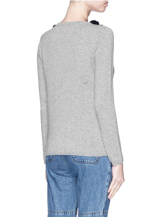 Back View - Click To Enlarge - CHINTI & PARKER - Pompom cashmere sweater