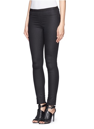 Front View - Click To Enlarge - HELMUT LANG - Cotton jeggings