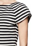 Detail View - Click To Enlarge - ALICE & OLIVIA - Stripe pattern crop top