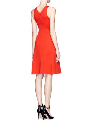 Back View - Click To Enlarge - STELLA MCCARTNEY - Jersey flare dress