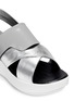 Detail View - Click To Enlarge - CLERGERIE - 'Phator' mix leather platform sandals