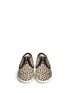 Figure View - Click To Enlarge - CLERGERIE - Woven raffia Oxford shoes