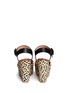 Back View - Click To Enlarge - CLERGERIE - 'Domi' raffia wedge platform sandals