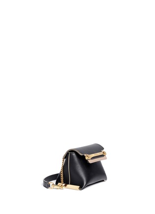 Front View - Click To Enlarge - CHLOÉ - 'Clare' mini leather crossbody bag