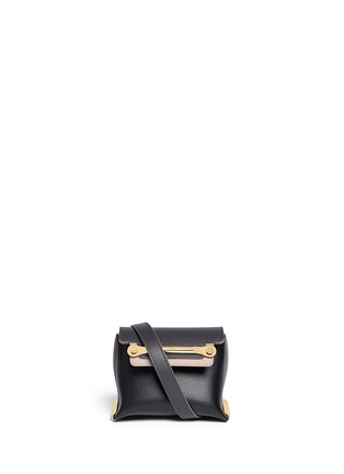 Main View - Click To Enlarge - CHLOÉ - 'Clare' mini leather crossbody bag