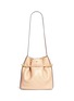 Back View - Click To Enlarge - CHLOÉ - 'Emma' small leather drawstring bucket bag