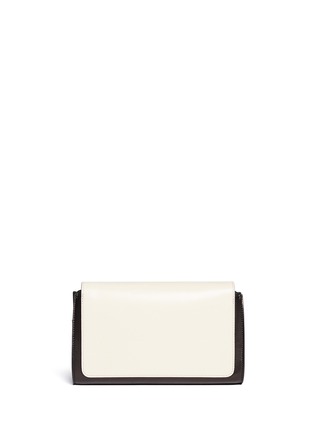 Back View - Click To Enlarge - CHLOÉ - 'Elle' small ayers trim leather clutch