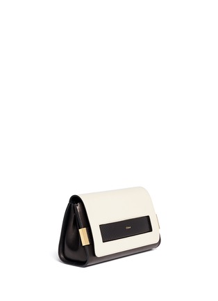 Front View - Click To Enlarge - CHLOÉ - 'Elle' small ayers trim leather clutch