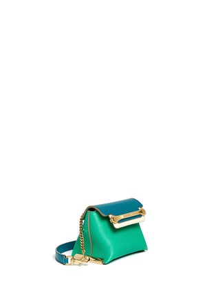 Front View - Click To Enlarge - CHLOÉ - 'Clare' mini leather crossbody bag