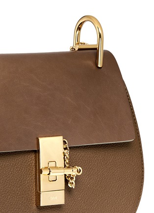Detail View - Click To Enlarge - CHLOÉ - 'Drew' small leather shoulder bag