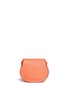Back View - Click To Enlarge - CHLOÉ - 'Marcie' small leather crossbody saddle bag