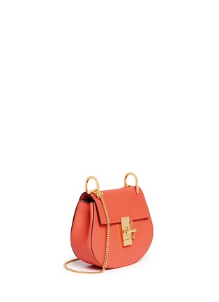 Front View - Click To Enlarge - CHLOÉ - 'Drew' mini leather chain bag