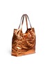 Figure View - Click To Enlarge - LANVIN - 'Carry Me' medium metallic leather quilted tote