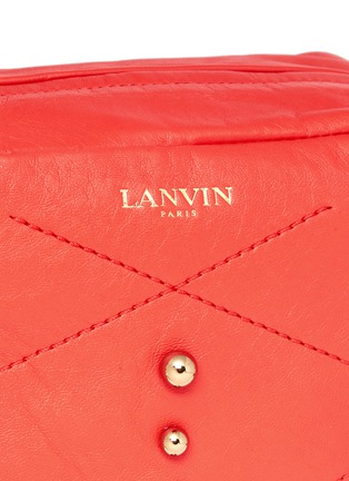 Detail View - Click To Enlarge - LANVIN - 'Baby Sugar' metal pearl leather crossbody bag