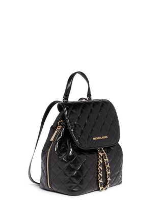 Detail View - Click To Enlarge - MICHAEL KORS - 'Susannah' quilted leather backpack
