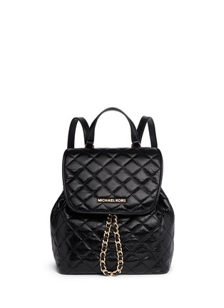Main View - Click To Enlarge - MICHAEL KORS - 'Susannah' quilted leather backpack
