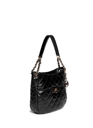 Front View - Click To Enlarge - MICHAEL KORS - 'Susannah' medium quilted leather tote 
