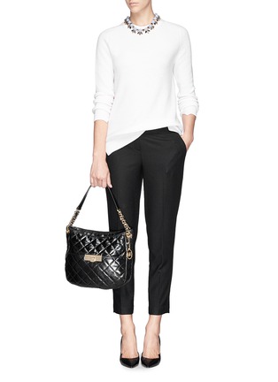 Figure View - Click To Enlarge - MICHAEL KORS - 'Susannah' medium quilted leather tote 