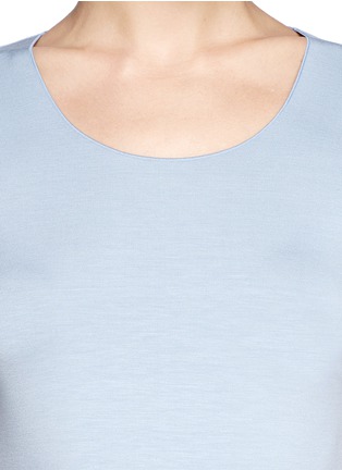 Detail View - Click To Enlarge - ARMANI COLLEZIONI - Stretch jersey T-shirt