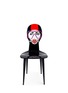 Main View - Click To Enlarge - FORNASETTI - Silvia Submarine chair - Red/Mask Pink