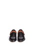 Figure View - Click To Enlarge - ALEXANDER MCQUEEN - Harness leather Oxfords