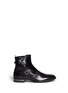 Main View - Click To Enlarge - ALEXANDER MCQUEEN - Monk strap leather boots
