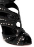 Detail View - Click To Enlarge - ALEXANDER MCQUEEN - Stud cutout leather sandal boots