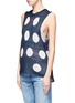 Front View - Click To Enlarge - WILDFOX COUTURE - Polka dot knit vest