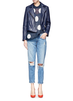 Figure View - Click To Enlarge - WILDFOX COUTURE - Polka dot knit vest