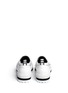 Back View - Click To Enlarge - MSGM - Text print canvas flatform slip-ons