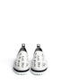 Figure View - Click To Enlarge - MSGM - Text print canvas flatform slip-ons