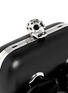 Detail View - Click To Enlarge - ALEXANDER MCQUEEN - Leather skull box clutch
