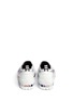 Back View - Click To Enlarge - MSGM - Floral print canvas flatform slip-ons