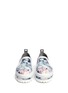 Figure View - Click To Enlarge - MSGM - Floral print canvas flatform slip-ons