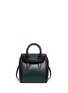 Main View - Click To Enlarge - ALEXANDER MCQUEEN - 'Heroine' mini colourblock leather satchel