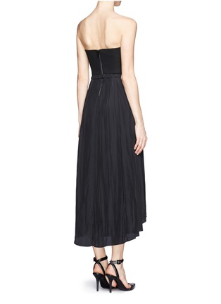 Back View - Click To Enlarge - ELIZABETH AND JAMES - Jill high-low strapless dress