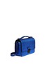 Front View - Click To Enlarge - 3.1 PHILLIP LIM - 'Pashli' mini metallic leather messenger bag