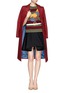 Figure View - Click To Enlarge - STELLA JEAN - 'Zaira' rooster intarsia stripe wool sweater