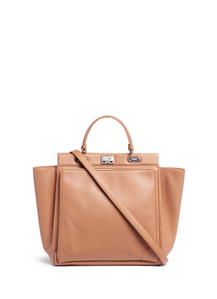 Main View - Click To Enlarge - RODO - Leather trapeze tote