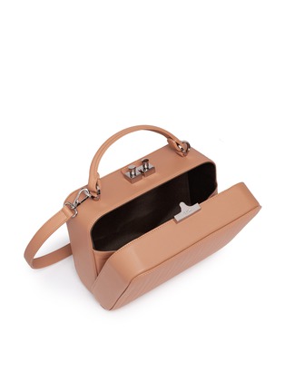  - RODO - Basketweave effect leather box bag