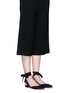 Figure View - Click To Enlarge - STUART WEITZMAN - 'Supersonic' wraparound ankle tie flats