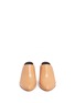 Front View - Click To Enlarge - TIBI - 'Zoe' cylinder heel leather mules