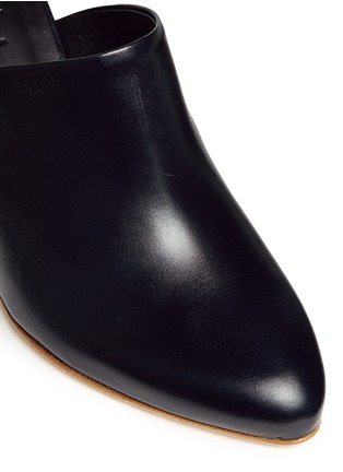 Detail View - Click To Enlarge - TIBI - 'Zoe' cylinder heel leather mules